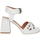 Scarpe Donna Sandali Il Laccio sandalo A1208 in pelle bianco Bianco