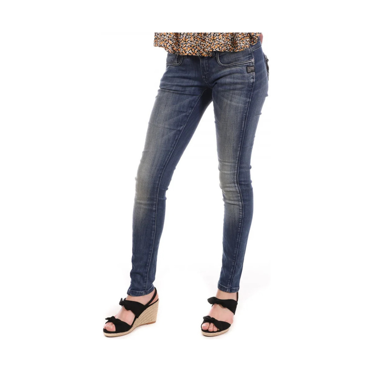Abbigliamento Donna Jeans skynny G-Star Raw 60537-6252 Blu