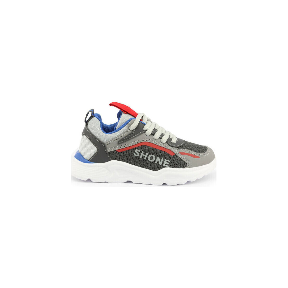 Scarpe Uomo Sneakers Shone 903-001 Grey/White Grigio
