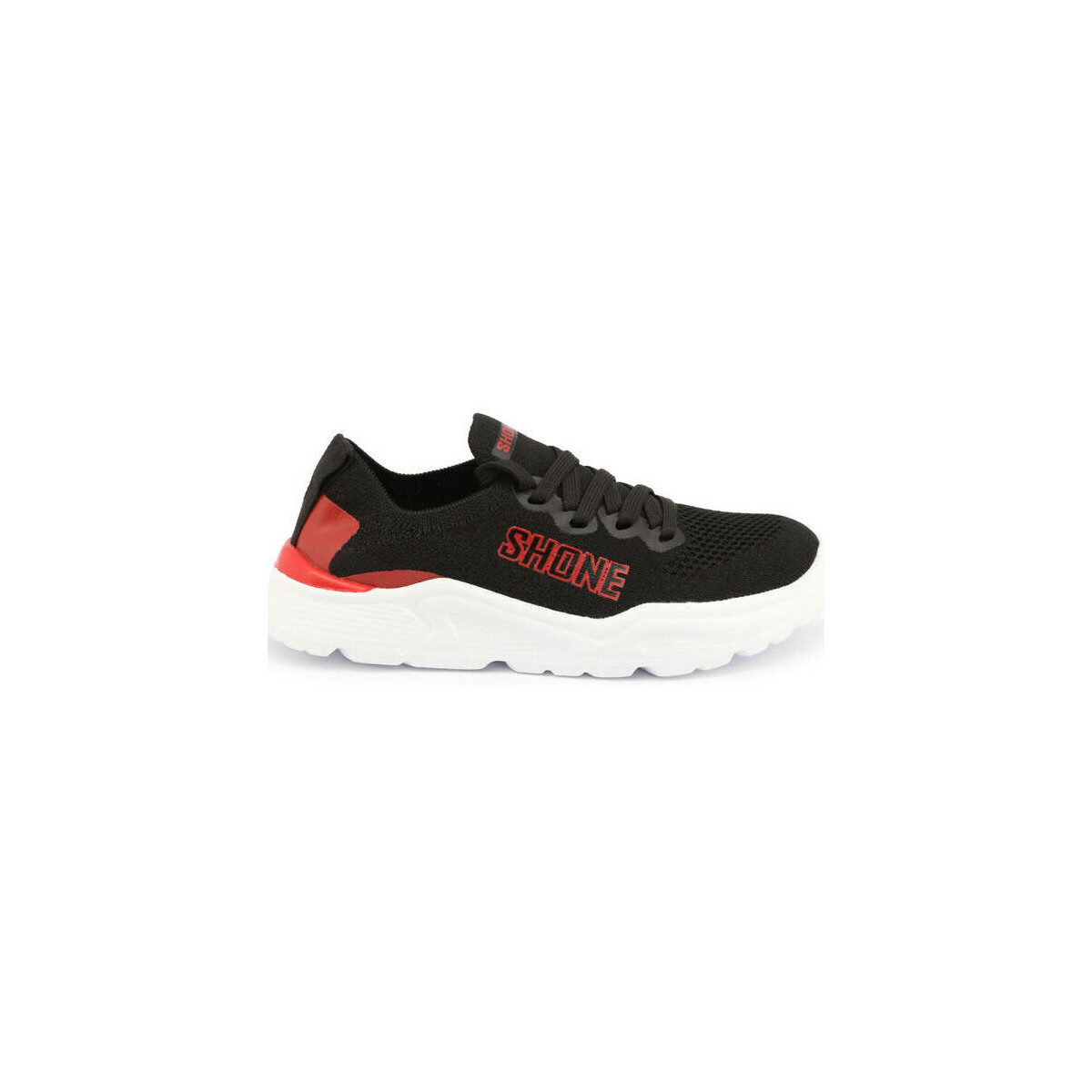 Scarpe Uomo Sneakers Shone 155-001 Black Nero