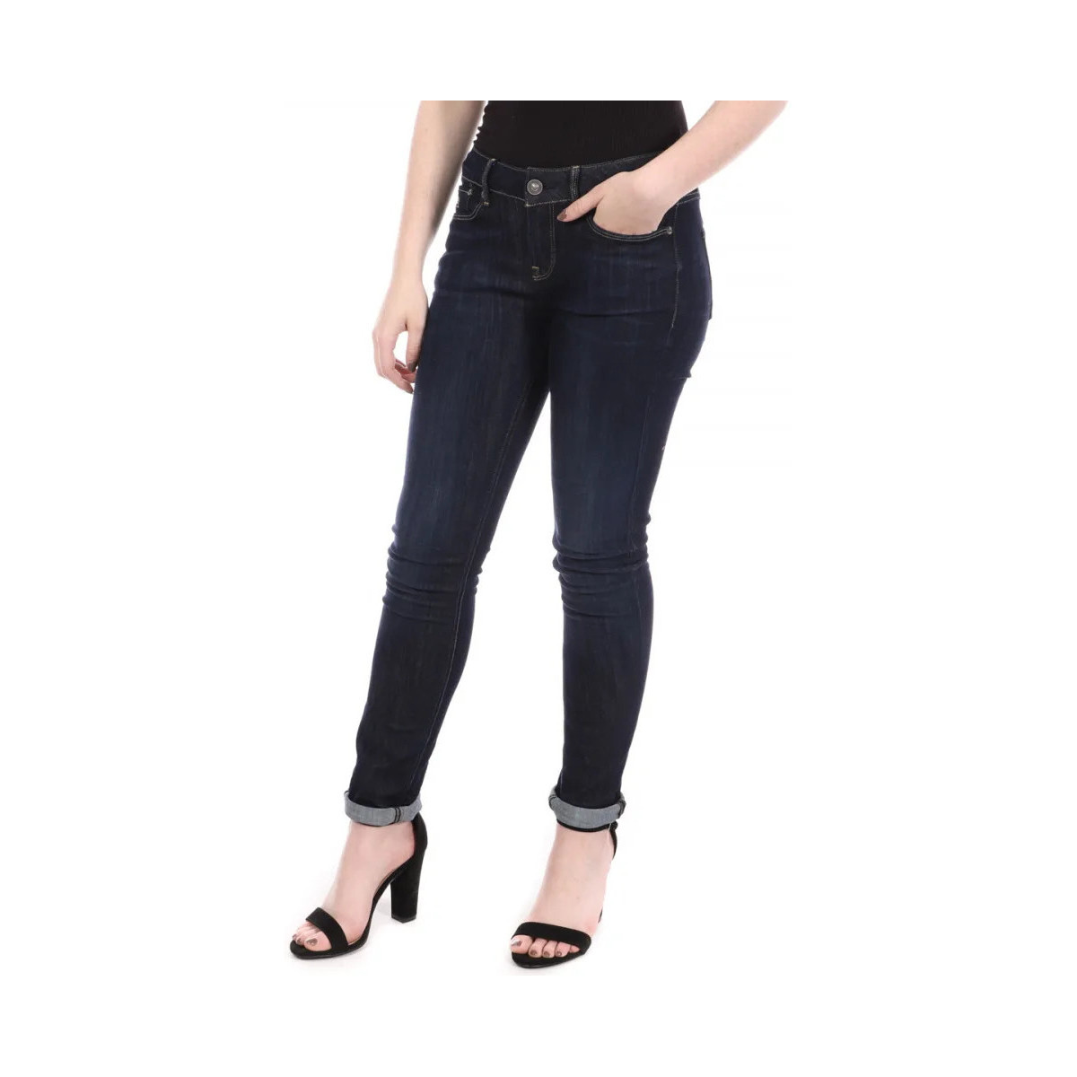Abbigliamento Donna Jeans slim G-Star Raw 60654-6252-8 Blu