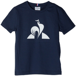 Abbigliamento Bambino T-shirt maniche corte Le Coq Sportif T-SHIRT ESSENTIELS RAGAZZO blu (BLUE)