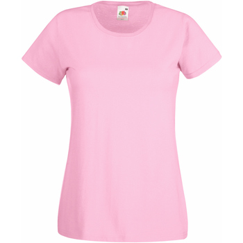 Abbigliamento Donna T-shirt maniche corte Fruit Of The Loom 61372 Rosso