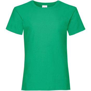 Abbigliamento Bambina T-shirt maniche corte Fruit Of The Loom 61005 Verde