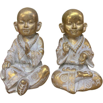Casa Statuette e figurine Signes Grimalt Buddha Set 2 Unità Oro