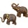 Casa Statuette e figurine Signes Grimalt Elefante Set 2 Unità Oro