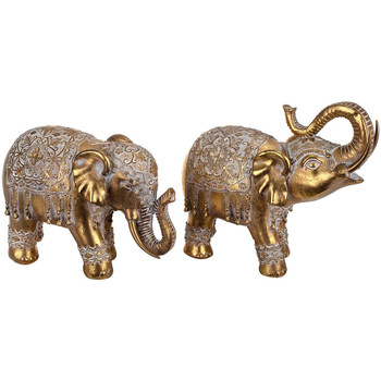 Casa Statuette e figurine Signes Grimalt Elefante Set 2 Unità Oro