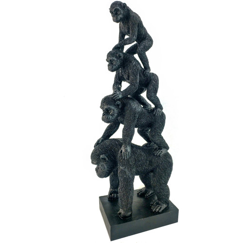 Casa Statuette e figurine Signes Grimalt Scimmie Nero