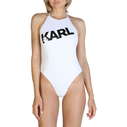 Abbigliamento Donna Costume componibile Karl Lagerfeld - kl21wop03 Bianco