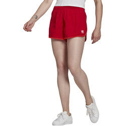 Abbigliamento Donna Shorts / Bermuda adidas Originals Adicolor Classics 3-Stripes Rosso