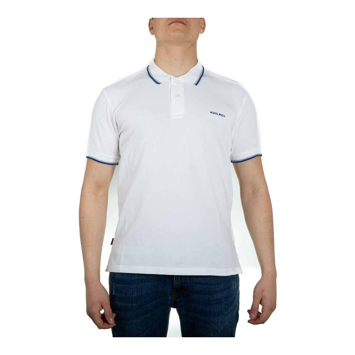 Abbigliamento Uomo T-shirt & Polo Woolrich WOPO0013MR Bianco