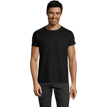 Abbigliamento Uomo T-shirt maniche corte Sols Camiseta IMPERIAL FIT color Negro Nero