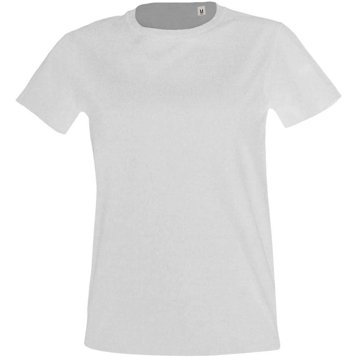 Abbigliamento Donna T-shirt maniche corte Sols Camiseta IMPERIAL FIT color Blanco Bianco