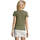 Abbigliamento Donna T-shirt maniche corte Sols Camiseta IMPERIAL FIT color Caqui Kaki