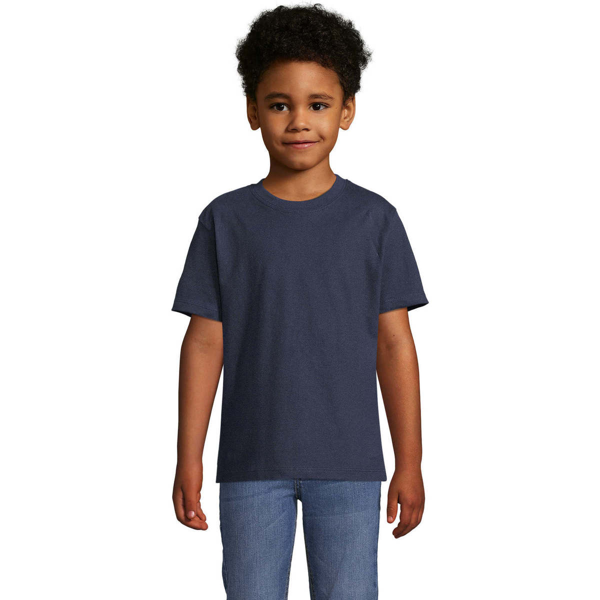 Abbigliamento Unisex bambino T-shirt maniche corte Sols Camista infantil color French Marino Blu