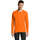 Abbigliamento Uomo T-shirts a maniche lunghe Sols Camiseta manga larga Arancio