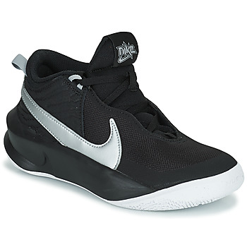 Scarpe Unisex bambino Sneakers alte Nike TEAM HUSTLE D 10 (GS) Nero / Argento