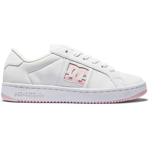 Scarpe Donna Sneakers DC Shoes Striker ADJS100138 WHITE/PINK (WPN) Bianco