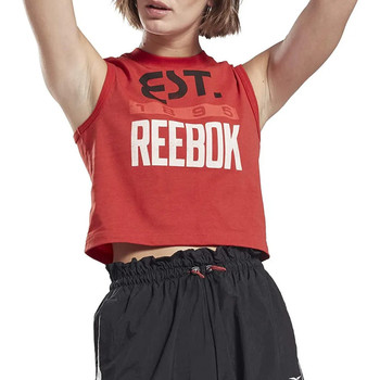 Abbigliamento Donna Top / T-shirt senza maniche Reebok Sport FK5382 Rosso
