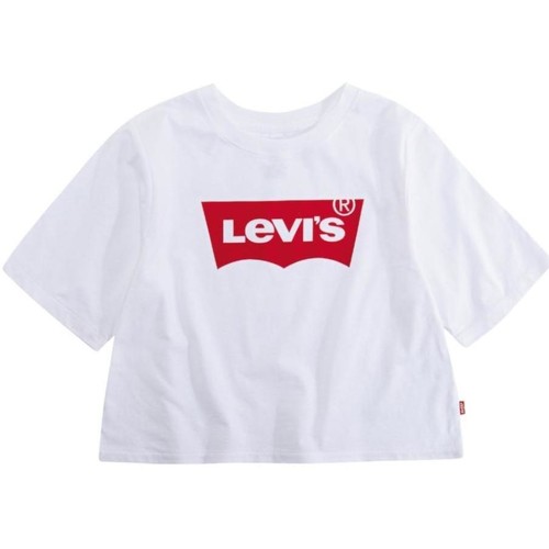 Abbigliamento Bambina T-shirt maniche corte Levi's  Bianco