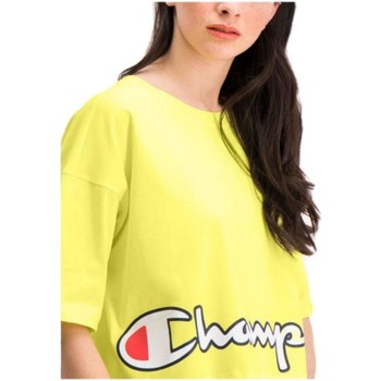 Abbigliamento Donna T-shirt maniche corte Champion  Giallo