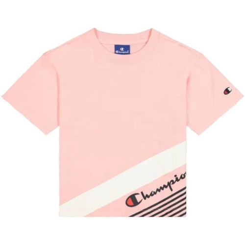 Abbigliamento Bambina T-shirt maniche corte Champion  Rosa