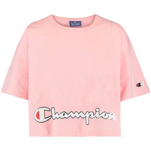 Abbigliamento Bambina T-shirt maniche corte Champion  Rosa