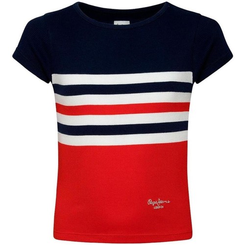 Abbigliamento Bambina T-shirt maniche corte Pepe jeans  Multicolore