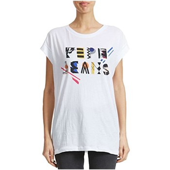 Abbigliamento Donna T-shirt maniche corte Pepe jeans  Bianco