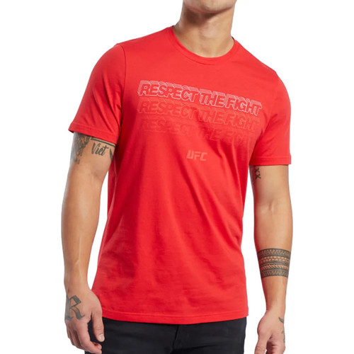 Abbigliamento Uomo T-shirt maniche corte Reebok Sport FK2347 Rosso