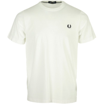 Abbigliamento Uomo T-shirt maniche corte Fred Perry Crew Neck T-Shirt Bianco