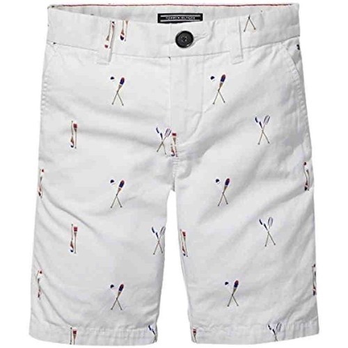Abbigliamento Bambino Shorts / Bermuda Tommy Hilfiger  Bianco