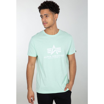 Abbigliamento Uomo T-shirt maniche corte Alpha T-shirt  Basic Verde