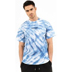 Abbigliamento Uomo T-shirt maniche corte Sixth June T-shirt  tie dye Blu