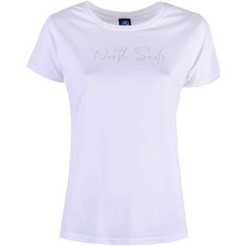 Abbigliamento Donna T-shirt maniche corte North Sails 90 2356 000 | T-Shirt S/S W/Logo Bianco