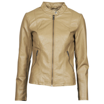 Abbigliamento Donna Giacca in cuoio / simil cuoio Only ONLMELISA Beige