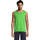 Abbigliamento Uomo Top / T-shirt senza maniche Sols Justin camiseta sin mangas Verde
