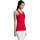 Abbigliamento Donna Top / T-shirt senza maniche Sols Justin camiseta sin mangas Rosso