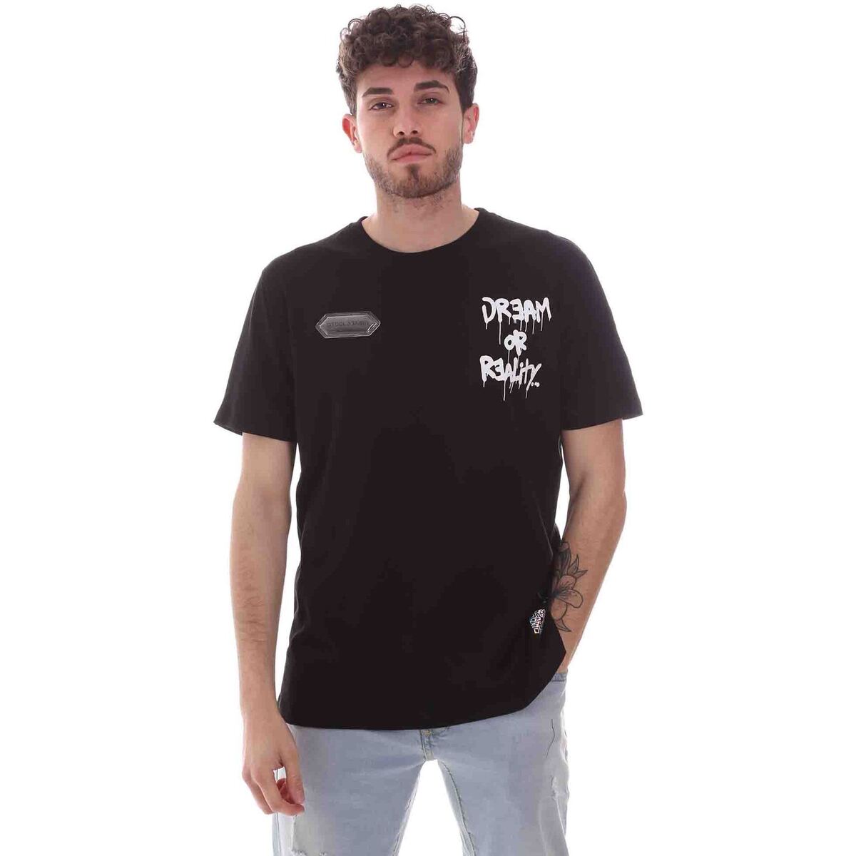 Abbigliamento Uomo T-shirt & Polo Disclaimer 21EDS50587 Nero