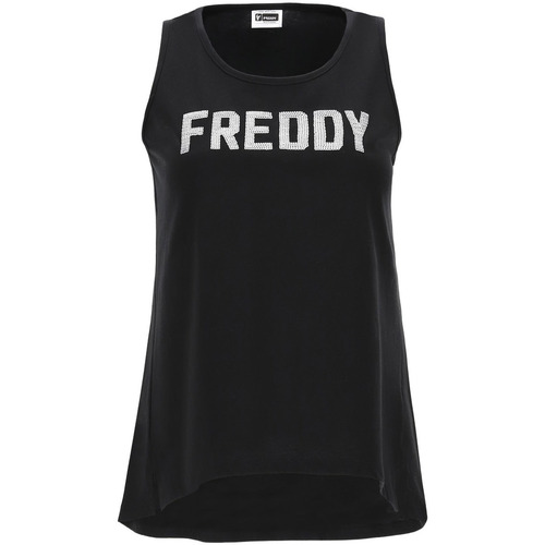 Abbigliamento Donna Top / T-shirt senza maniche Freddy S1WCLK2 Nero