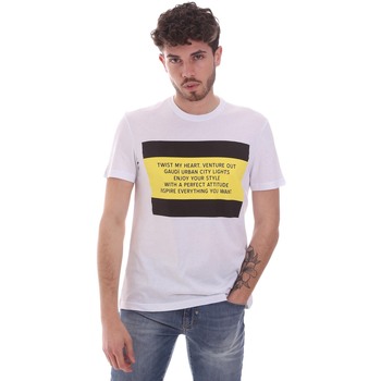 Abbigliamento Uomo T-shirt maniche corte Gaudi 111GU64071 Bianco