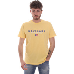 Abbigliamento Uomo T-shirt & Polo Navigare NV31139 Giallo