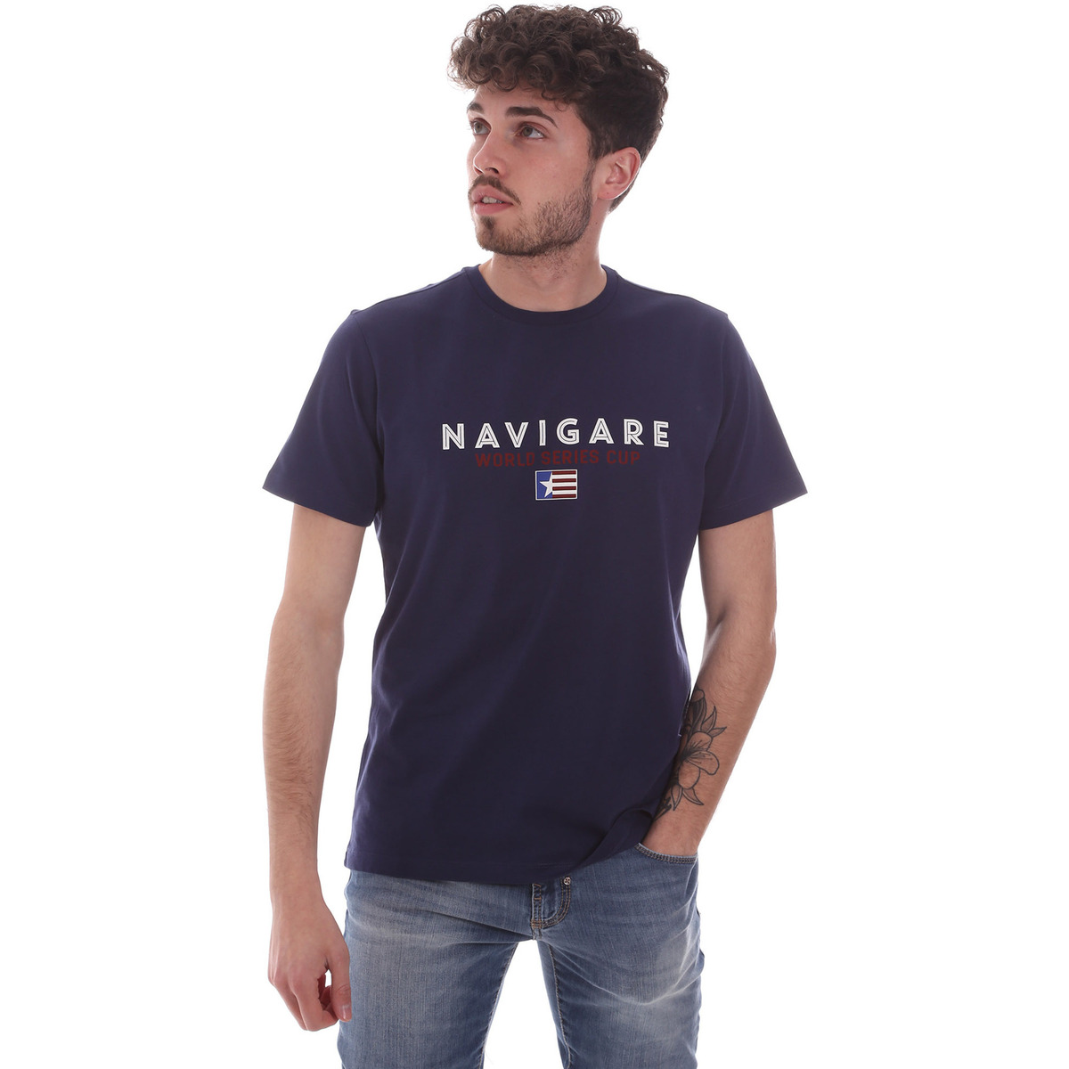 Abbigliamento Uomo T-shirt & Polo Navigare NV31139 Blu
