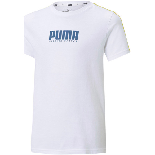 Abbigliamento Unisex bambino T-shirt & Polo Puma 585899 Bianco