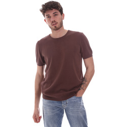 Abbigliamento Uomo T-shirt maniche corte Gaudi 111GU53004 Marrone