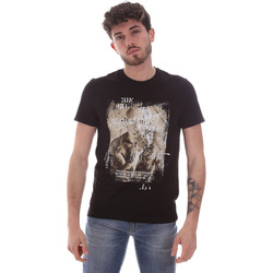 Abbigliamento Uomo T-shirt maniche corte Gaudi 111GU64091 Nero