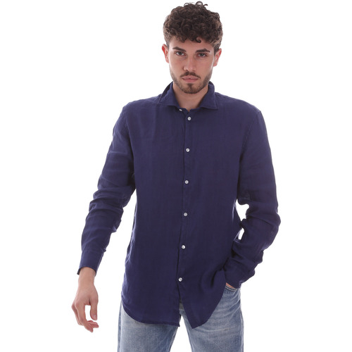 Abbigliamento Uomo Camicie maniche lunghe Gaudi 111GU45005 Blu