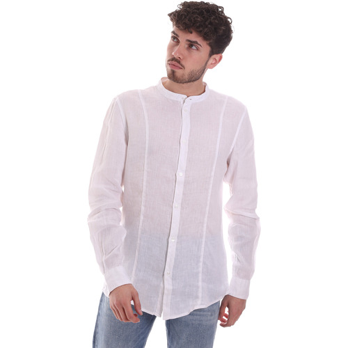 Abbigliamento Uomo Camicie maniche lunghe Gaudi 111GU45006 Bianco