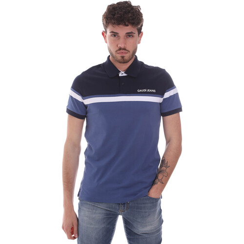 Abbigliamento Uomo T-shirt & Polo Gaudi 111GU64104 Blu