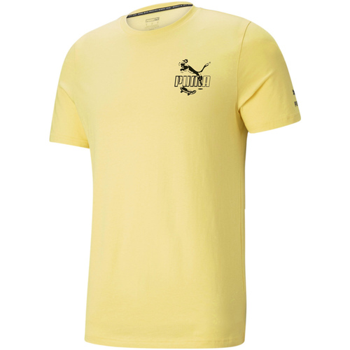 Abbigliamento Uomo T-shirt & Polo Puma 532553 Giallo
